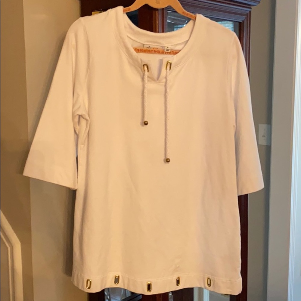 Denim & Company Tunic Top EUC